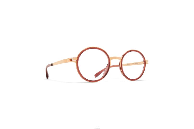 DAYOMYKITA Frame: A60 Champagne Gold/Pine Honey B260B577 Acetate