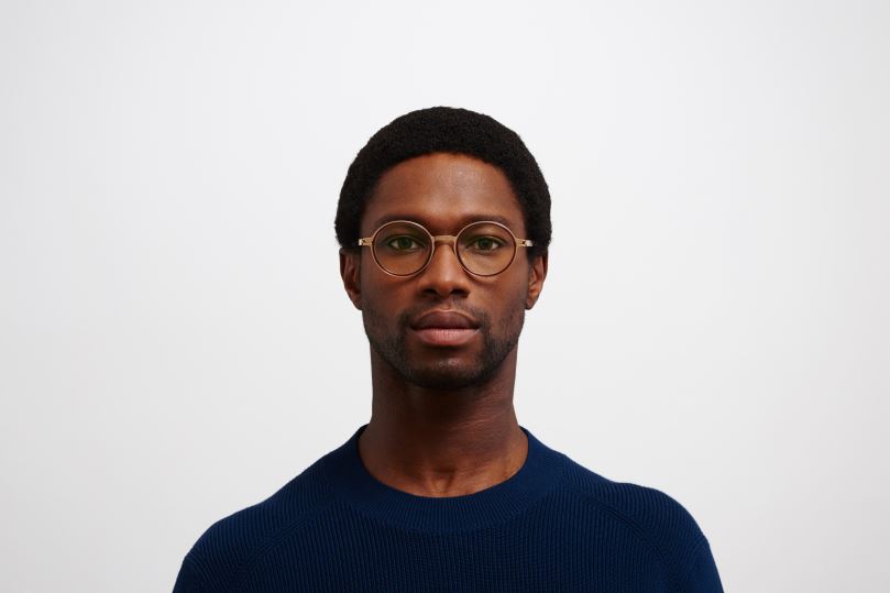 DAYOMYKITA Frame: A60 Champagne Gold/Pine Honey B260B577 Acetate