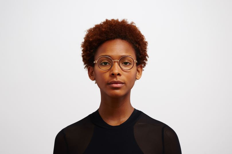 DAYOMYKITA Frame: A60 Champagne Gold/Pine Honey B260B577 Acetate