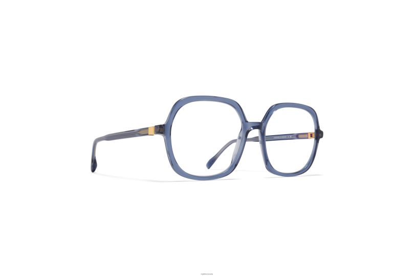 FARAHMYKITA Frame: C166 Deep Ocean/Silk Gold B260B501 Acetate