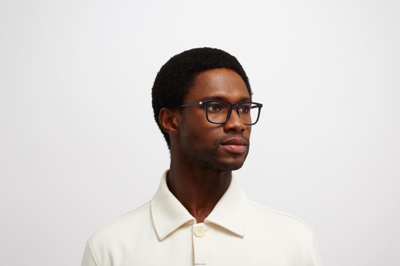 KENDOMYKITA Frame: C129 Indigo Blue/Pearl B260B507 Acetate