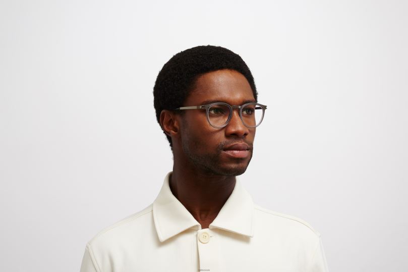 SIWAMYKITA Frame: A54 Shiny Graphite/Grey Gradie B260B740 Acetate