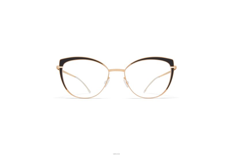 KELSEYMYKITA Frame: Champagne Gold/Jet black B260B760 Decades