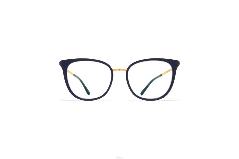 ANNIKAMYKITA Frame: A76-Glossy Gold/Milky Indigo B260B769 Lite