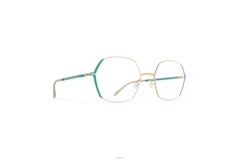 MAJVIMYKITA Frame: Champagne Gold/Jade Green B260B409 Lite