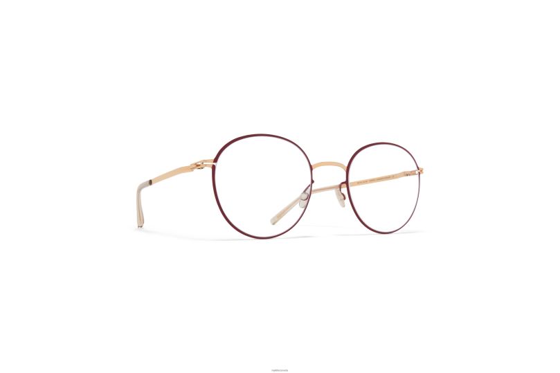 VABOMYKITA Frame: Champagne Gold/Cranberry B260B682 Lite