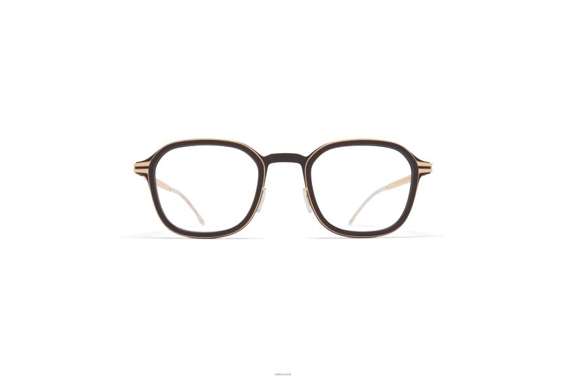 FIRMYKITA Frame: MH8 Ebony Brown/Champagne Gold B260B460 Mylon