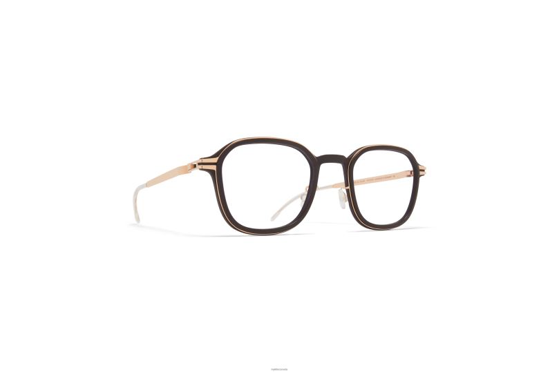 FIRMYKITA Frame: MH8 Ebony Brown/Champagne Gold B260B460 Mylon