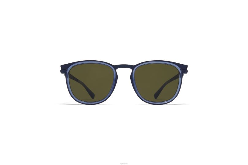 CANTARAMYKITA Frame: A62 Indigo/Deep Ocean|Lens: Raw Green Solid B260B156 Acetate