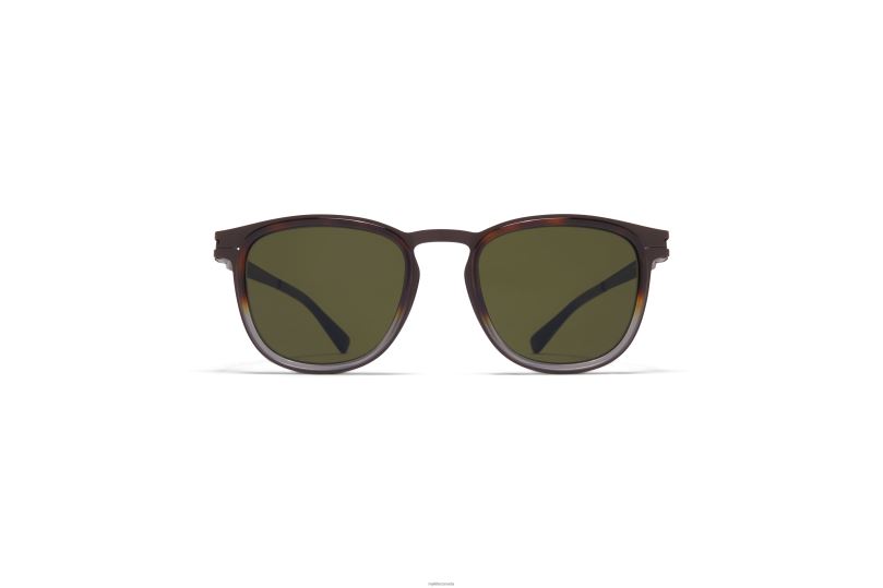 CANTARAMYKITA Frame: A63 Dark Brown/Santiago Gradie|Lens: Raw Green Solid B260B157 Acetate