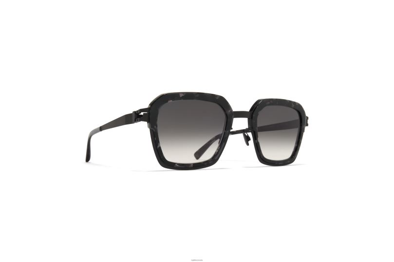 MISTYMYKITA Frame: A50 Black/Black Havana|Lens: Raw Black Gradient B260B230 Acetate