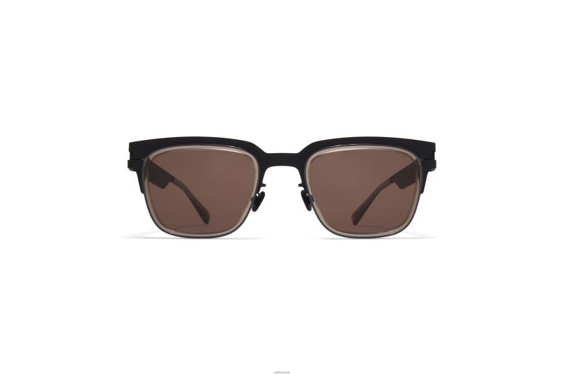 RAYMONDMYKITA Frame: A77 Black/Clear Ash|Lens: Brown Solid B260B161 Acetate