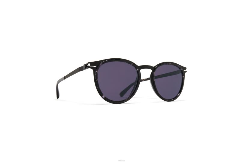 SIWAMYKITA Frame: A50 Black/Black Havana|Lens: Cool Grey Solid B260B235 Acetate