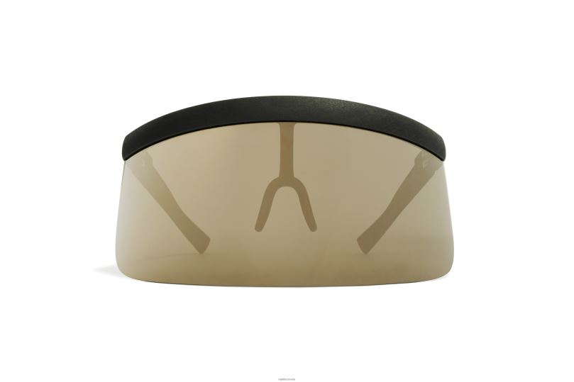 DAISUKEMYKITA Frame: MD1 Pitch Black|Lens: Gold Flash Shield B260B84 Bernhard Willhelm