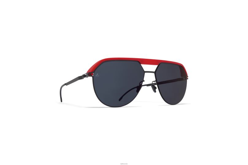 ML02MYKITA Frame: MH55 Leica Red/Black|Lens: Leica Black Solid B260B66 Leica