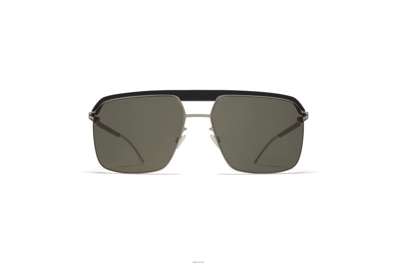 ML03MYKITA Frame: MH49 Pitch Black/Matte Silver|Lens: Leica G15 Solid B260B68 Leica