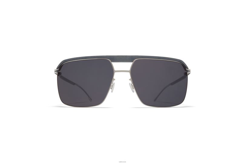 ML03MYKITA Frame: MH53 Mouse Grey/Shiny Silver|Lens: Leica Black Solid B260B67 Leica