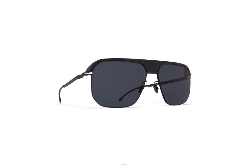 ML06MYKITA Frame: MH6 Pitch Black/Black|Lens: Leica Black Polarised B260B78 Leica