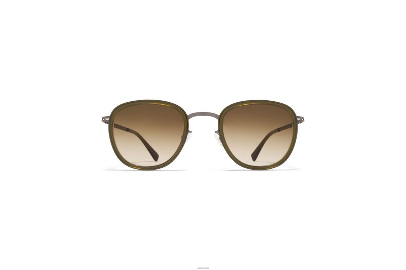 HELMIMYKITA Frame: A67 Graphite/Peridot|Lens: Raw Brown Gradient B260B197 Lite