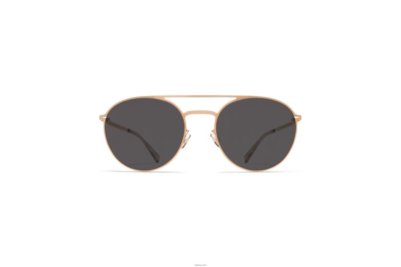 JULIANMYKITA Frame: Champagne Gold|Lens: Dark Grey Solid B260B29 Lite