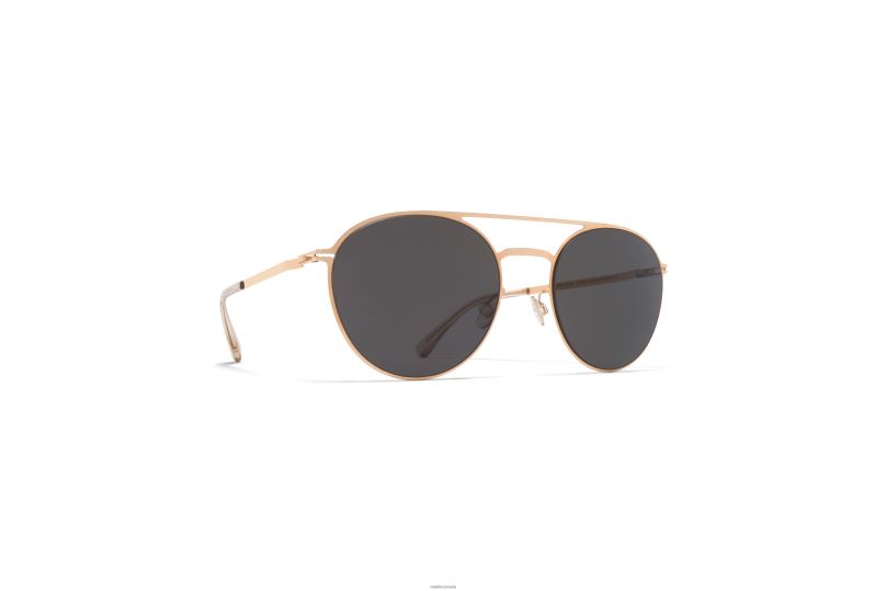 JULIANMYKITA Frame: Champagne Gold|Lens: Dark Grey Solid B260B29 Lite