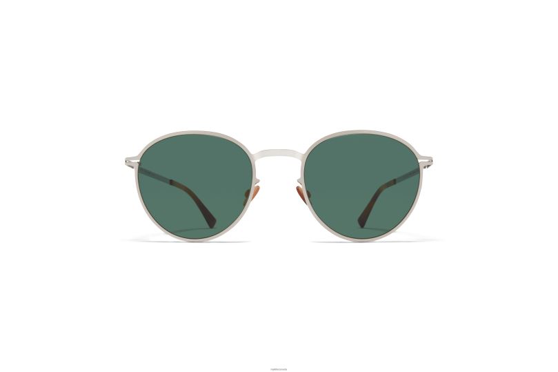 KASIMIRMYKITA Frame: Shiny Silver|Lens: Dark Green Solid B260B180 Lite
