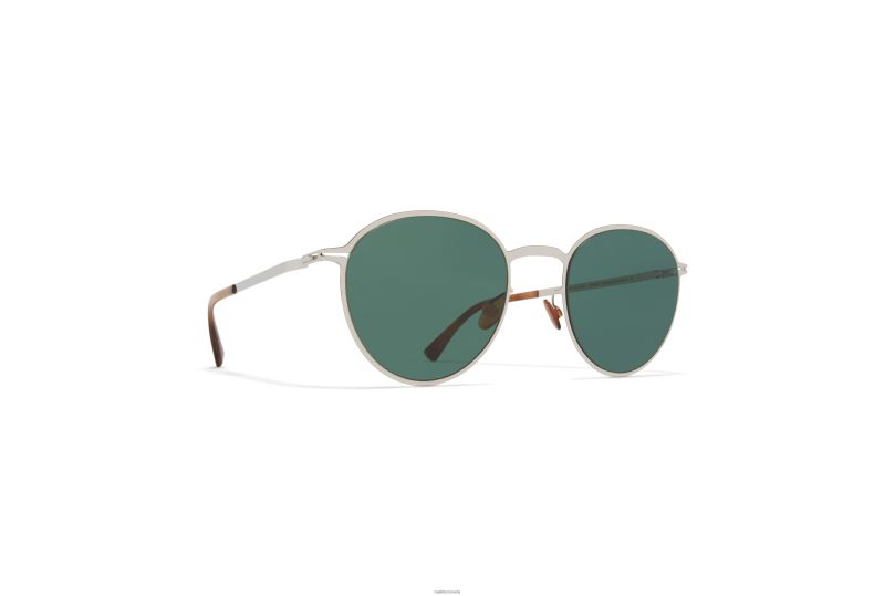 KASIMIRMYKITA Frame: Shiny Silver|Lens: Dark Green Solid B260B180 Lite
