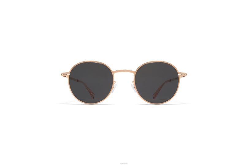 NISMYKITA Frame: Champagne Gold|Lens: Dark Grey Solid B260B207 Lite