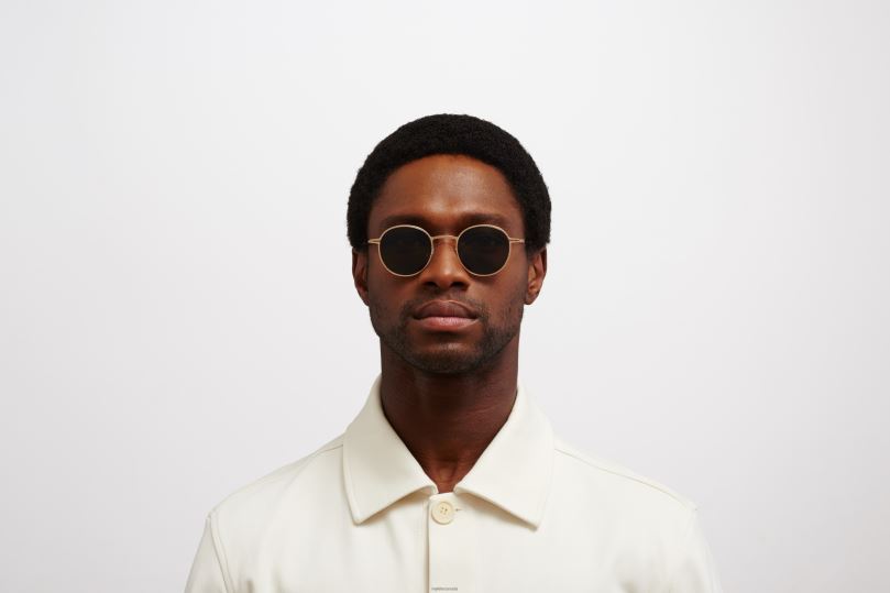 NISMYKITA Frame: Champagne Gold|Lens: Dark Grey Solid B260B207 Lite