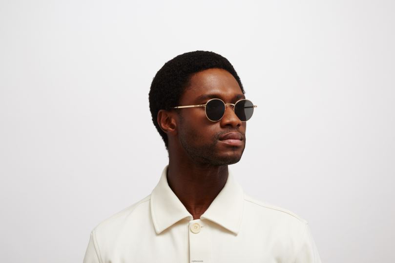 NISMYKITA Frame: Champagne Gold|Lens: Dark Grey Solid B260B207 Lite