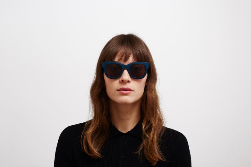 DEWMYKITA Frame: MD34 Indigo|Lens: Brown Solid B260B137 Mylon