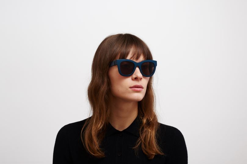 DEWMYKITA Frame: MD34 Indigo|Lens: Brown Solid B260B137 Mylon
