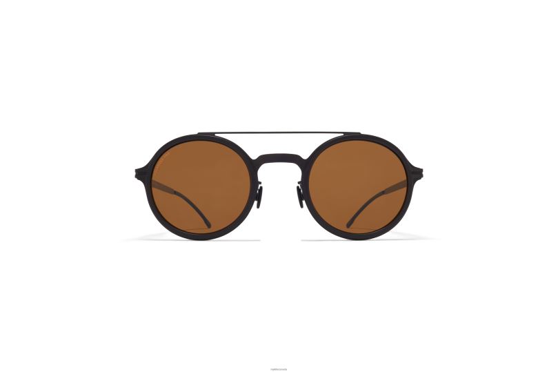 HEMLOCKMYKITA Frame: MH6 Pitch Black/Black|Lens: Polarized Pro Amber Brown B260B50 Mylon