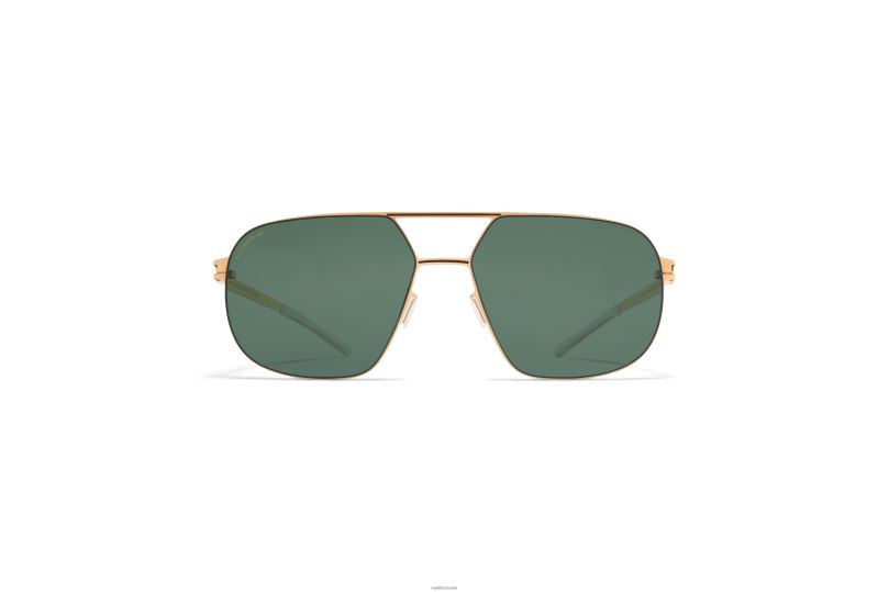 ANGUSMYKITA Frame: Champagne Gold/Black|Lens: Polarized Pro Green 15 B260B3 No1