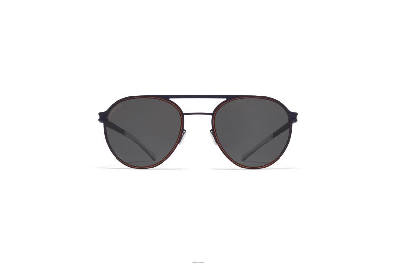 BRADLEYMYKITA Frame: Indigo/Orange|Lens: Polarized Pro Hi-Con Grey B260B10 No1