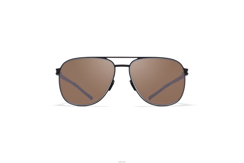 CALEBMYKITA Frame: Black/White|Lens: Polarized Pro HiCon Brown B260B13 No1