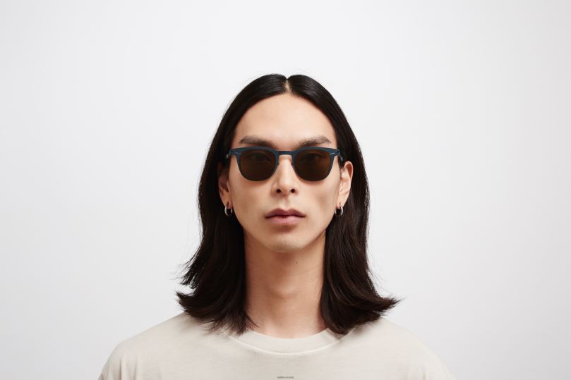 CALLUMMYKITA Frame: Indigo|Lens: Raw Brown Solid B260B90 No1