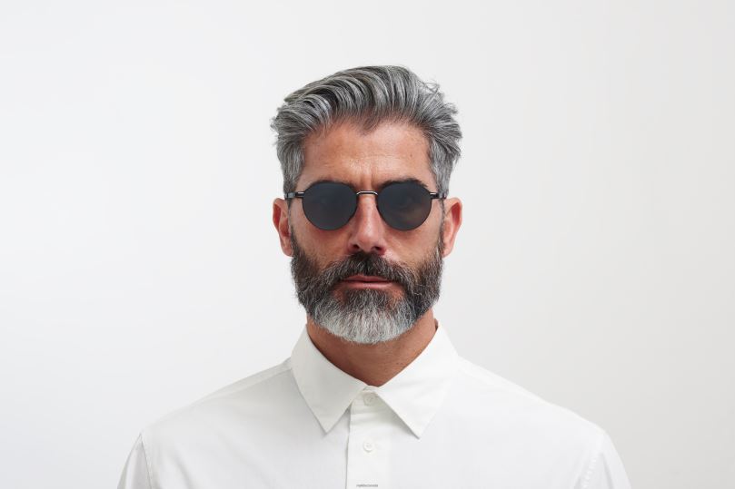 CARLOMYKITA Frame: Black/White|Lens: Mirror Black B260B163 No1