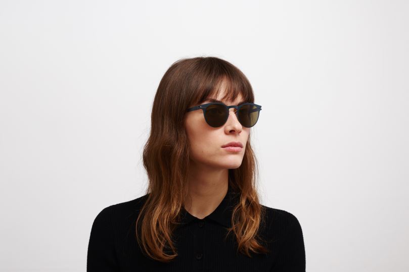 RILEYMYKITA Frame: Indigo|Lens: Raw Brown Solid B260B194 No1