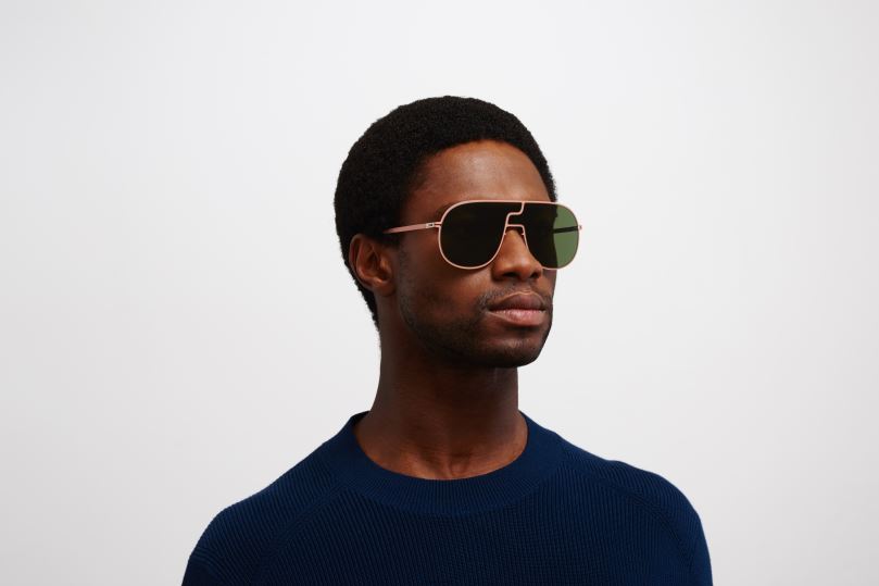 STUDIO12.1MYKITA Frame: Pink Clay|Lens: Olive Green B260B34 Studio