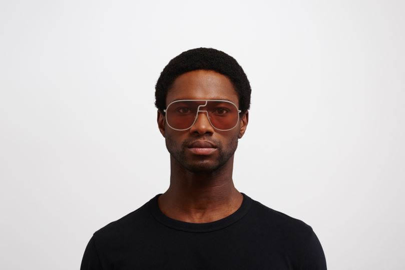 STUDIO12.1MYKITA Frame: Shiny Silver|Lens: Nude Solid B260B36 Studio