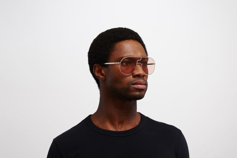 STUDIO12.1MYKITA Frame: Shiny Silver|Lens: Nude Solid B260B36 Studio