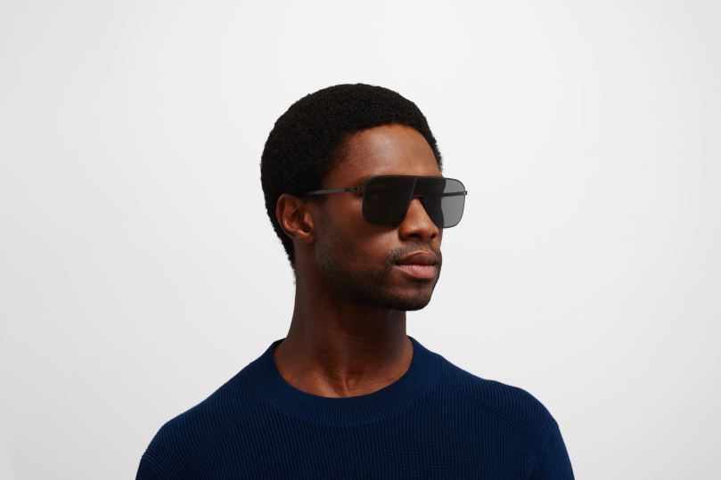 STUDIO12.2MYKITA Frame: Black|Lens: Dark Grey Solid B260B39 Studio
